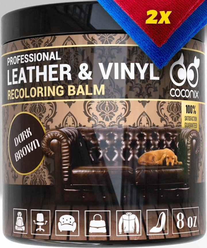 COCONIX front packaging showing dark brown balm and benefits