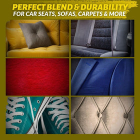COCONIX repair process in progress on upholstery demonstrating controlled application benefit