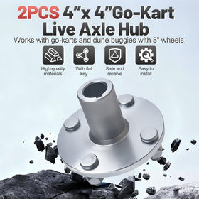 COEFEPIY close-up of 1/4" keyway slot emphasizing positive torque transfer