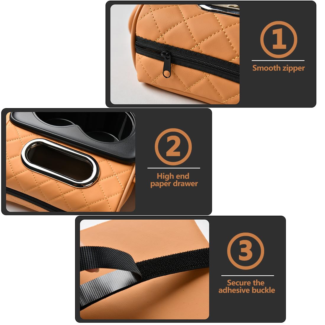 Coficoi phone slot with smartphone upright showing secure viewing and hands-free benefit