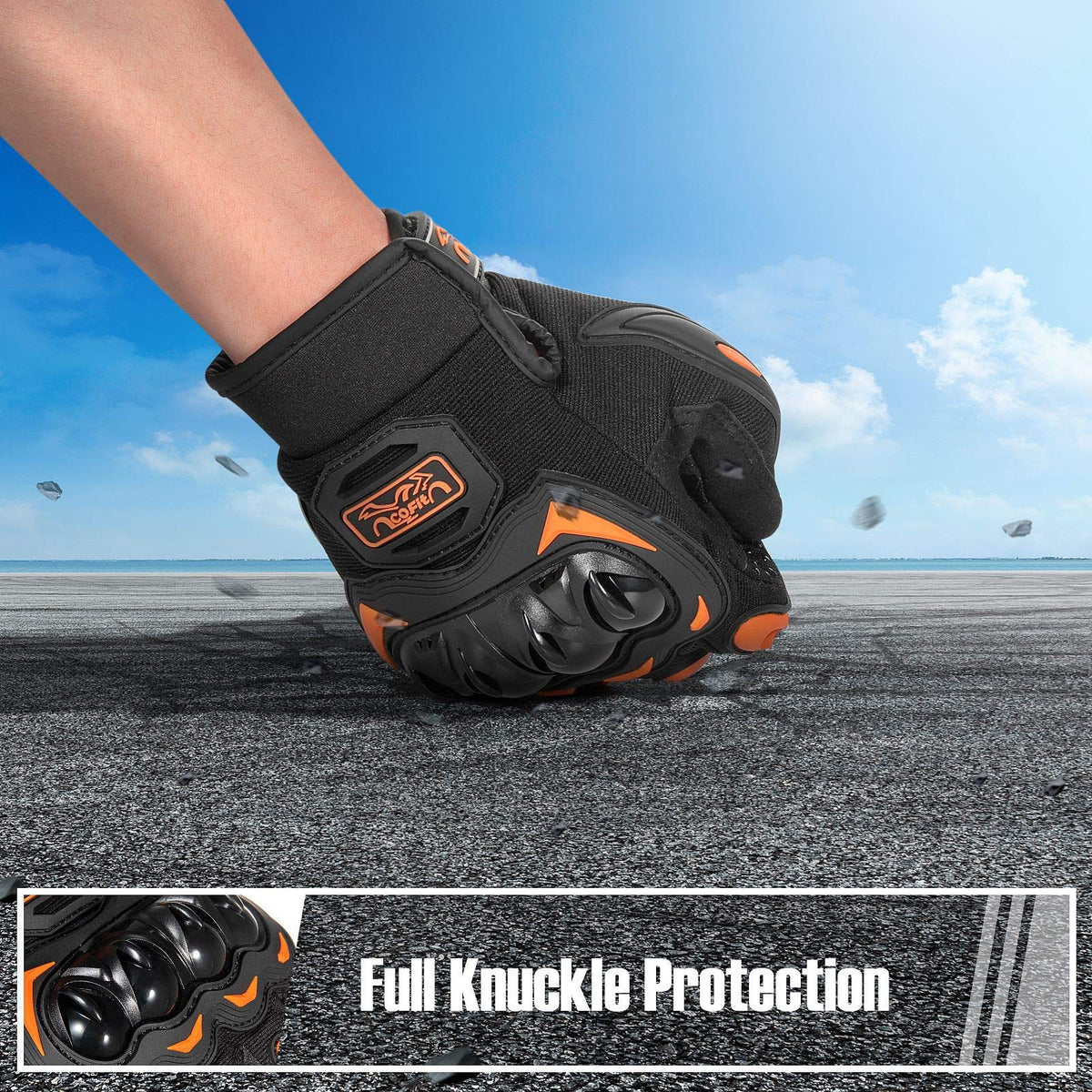 COFIT glove using touchscreen with conductive fingertip for device control