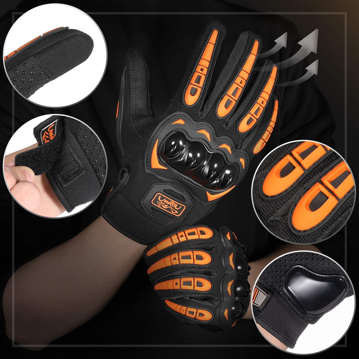 COFIT close-up of hard PVC knuckle protecting during impact