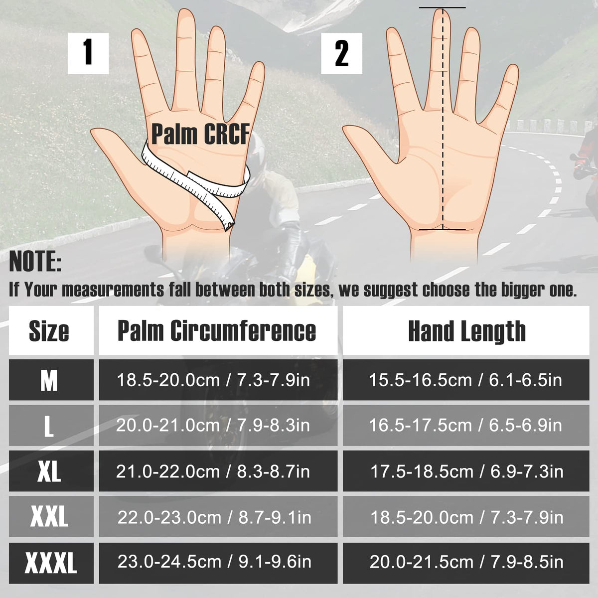 COFIT glove next to ruler showing size and fit for accurate purchase decision