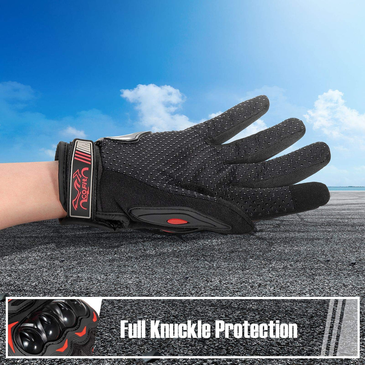 COFIT fingertip touchscreen demo enabling phone use without removing gloves