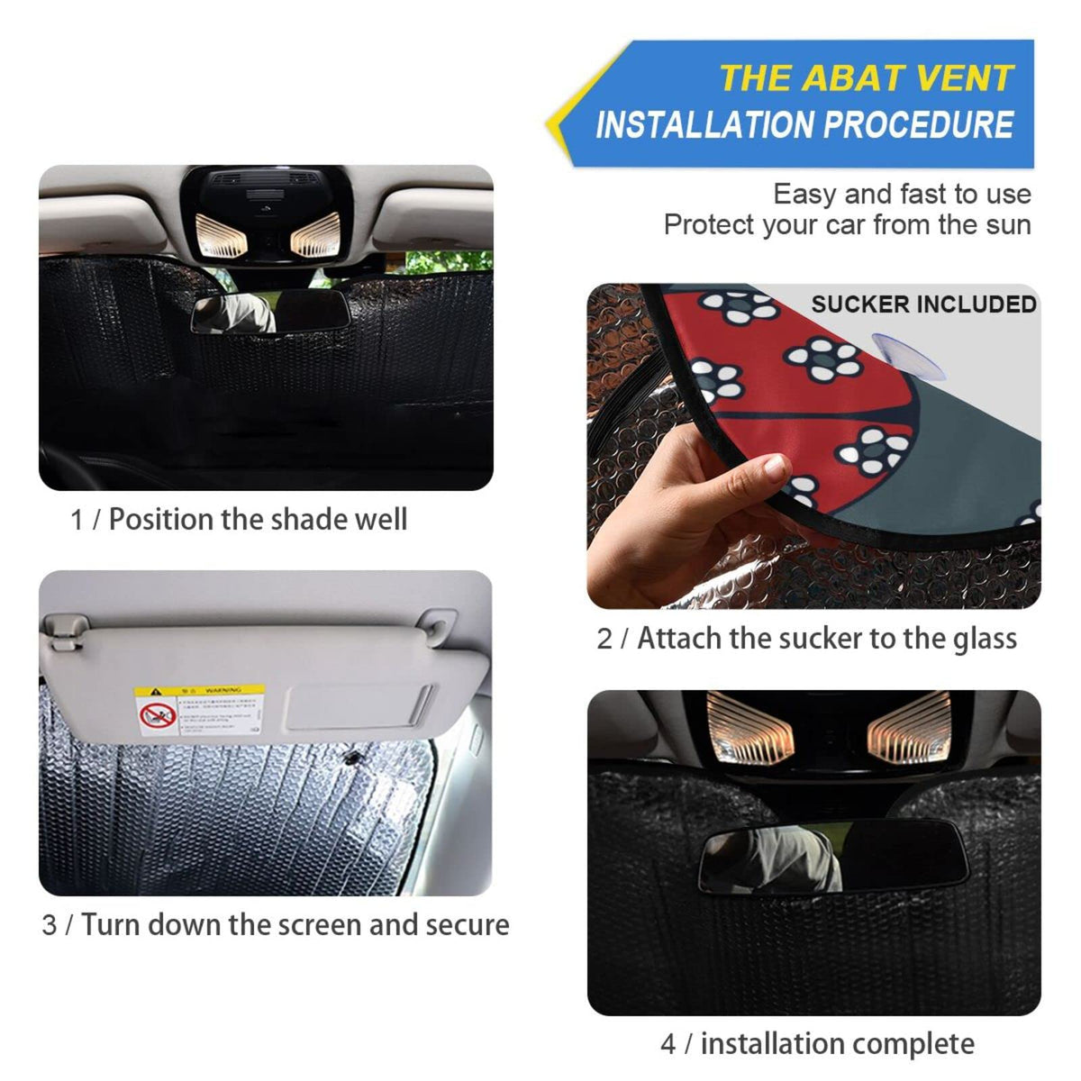Coikll compact folded sunshade demonstrating easy storage and portability benefit