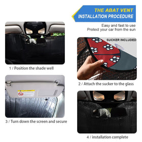 Coikll compact folded sunshade demonstrating easy storage and portability benefit
