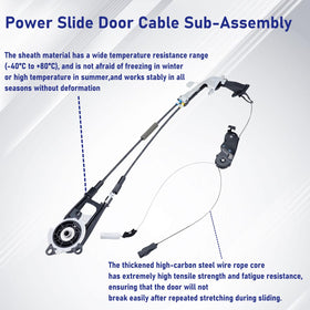 COILFRDS cable assembly next to ruler showing scale for accurate fit confirmation