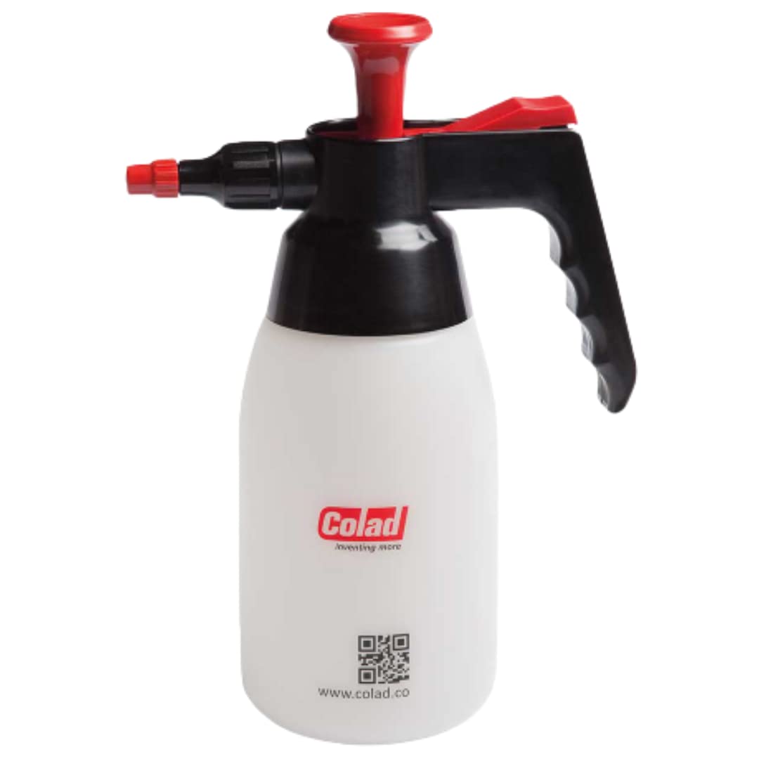 Colad front view of 1000ml sprayer showing ergonomic design and capacity benefit