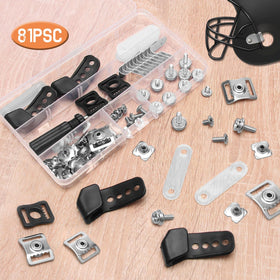 Coldairsoap assorted screws and rubber washers displayed to show correct-size selection benefit