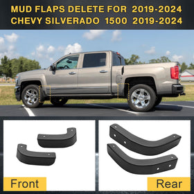 Coldairsoap side profile installed on Silverado for sleeker wheelwell appearance