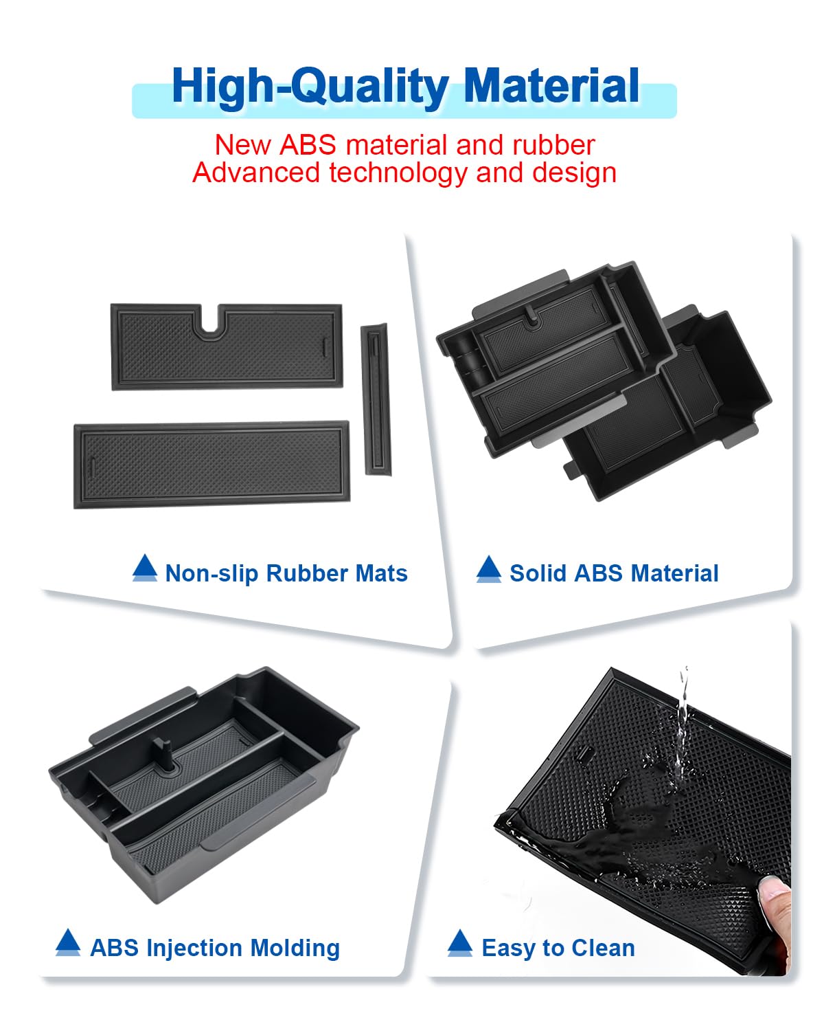 Coleya installed in Crosstrek armrest offering precise fit and tidy storage