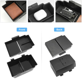 Coleya lower compartment detail storing larger items to maximize space