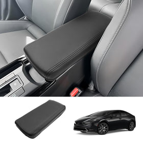 Coleya front view of console cover showing neat fit and improved comfort