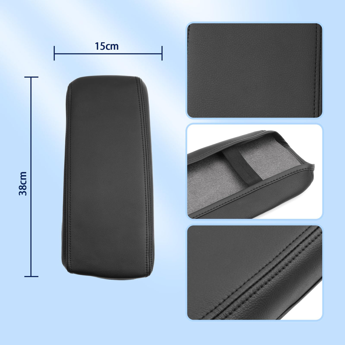 Coleya water beading on cover surface protecting console from spills