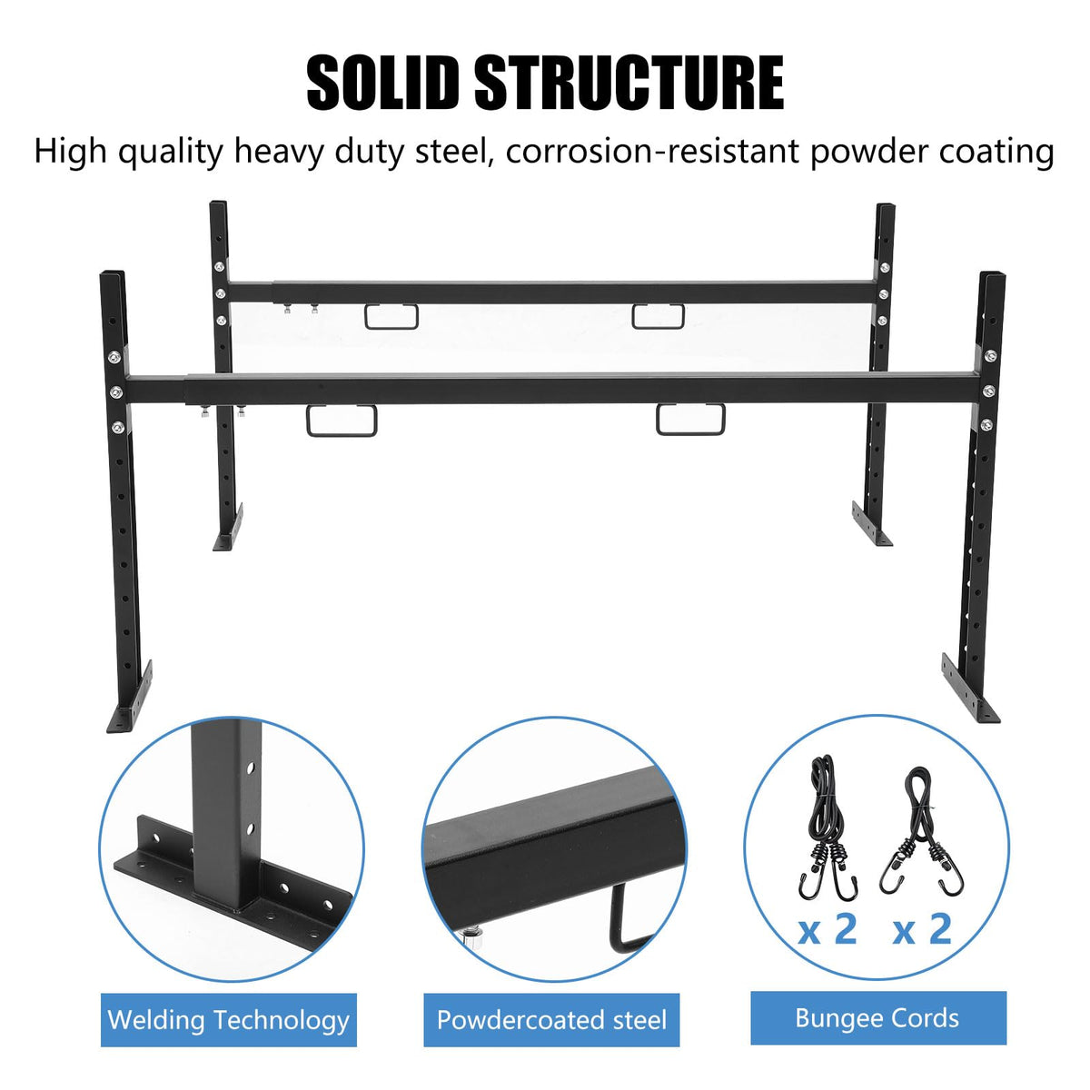 Colinktool installed with ladder loaded showing safe exterior storage
