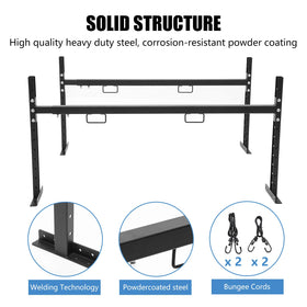 Colinktool installed with ladder loaded showing safe exterior storage