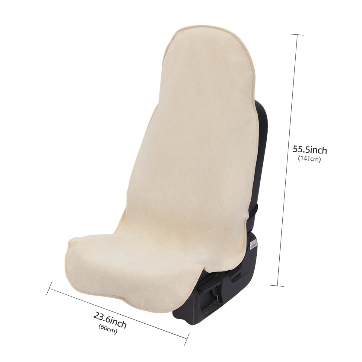 COLINOO pet protection with dog on seat prevents mud stains