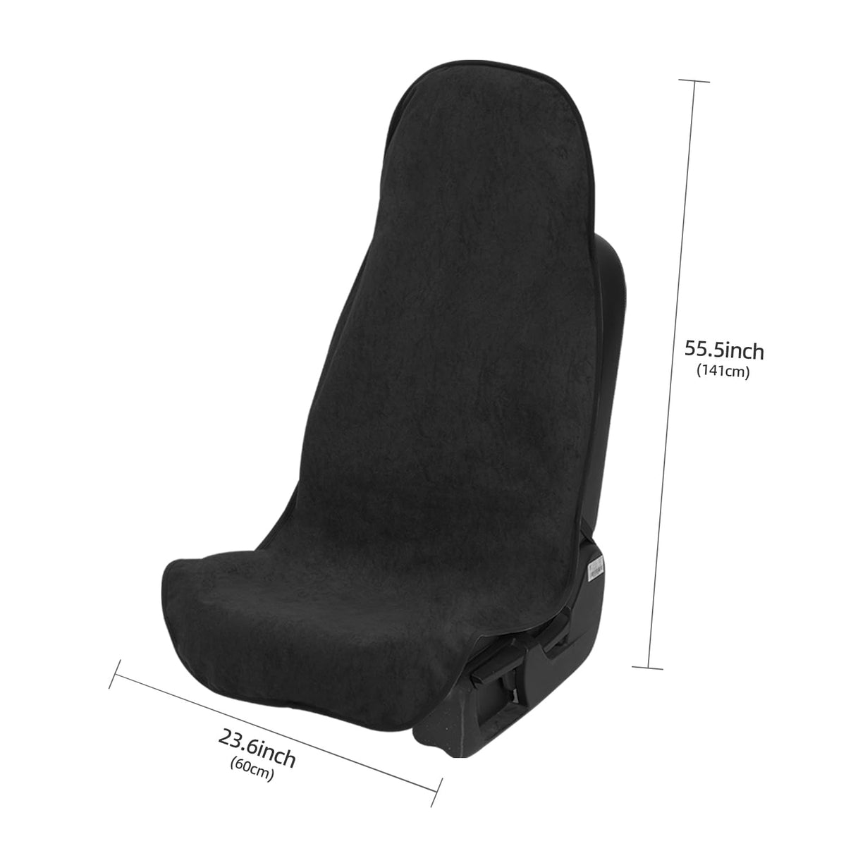 COLINOO seat cover installed in SUV protecting upholstery during travel