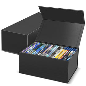 collecthall front view packaged showing tidy storage and elegant black finish