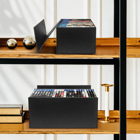 collecthall scale comparison with bluray cases showing capacity and fit