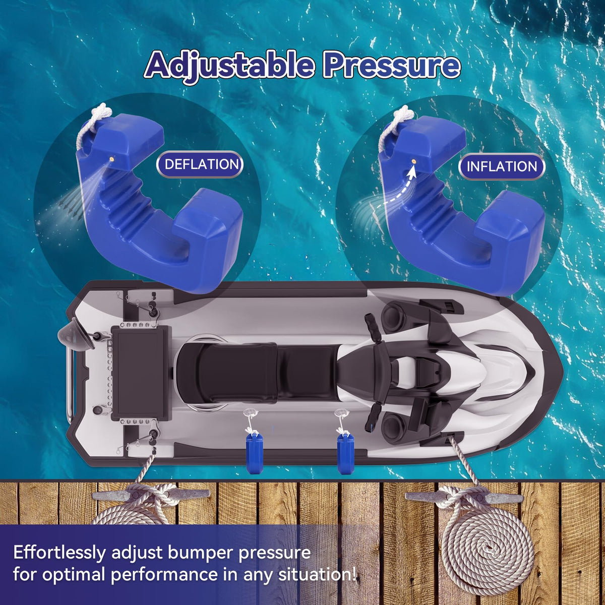 ColleRain included tethers and suction cups laid out to show tool-free attachment convenience