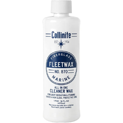 Collinite 870 front label bottle showing product identity and benefit