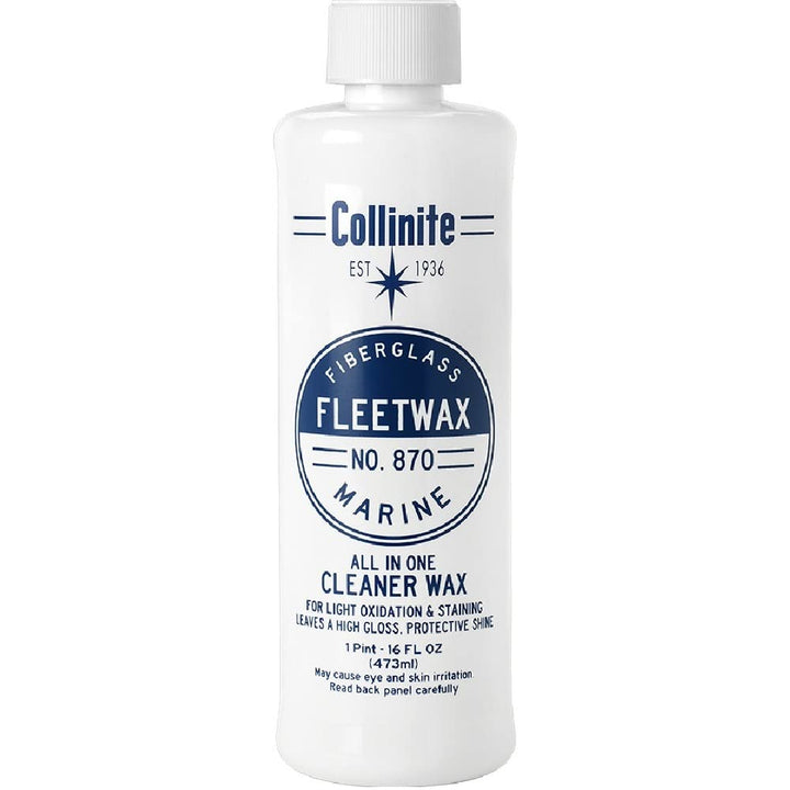 Collinite 870 front label bottle showing product identity and benefit
