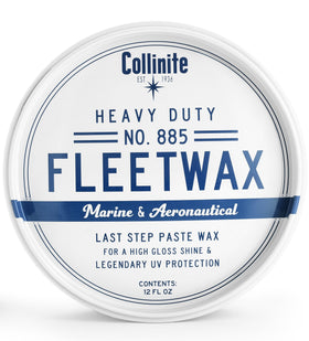 COLLINITE 885 front label showing product benefits and marine branding