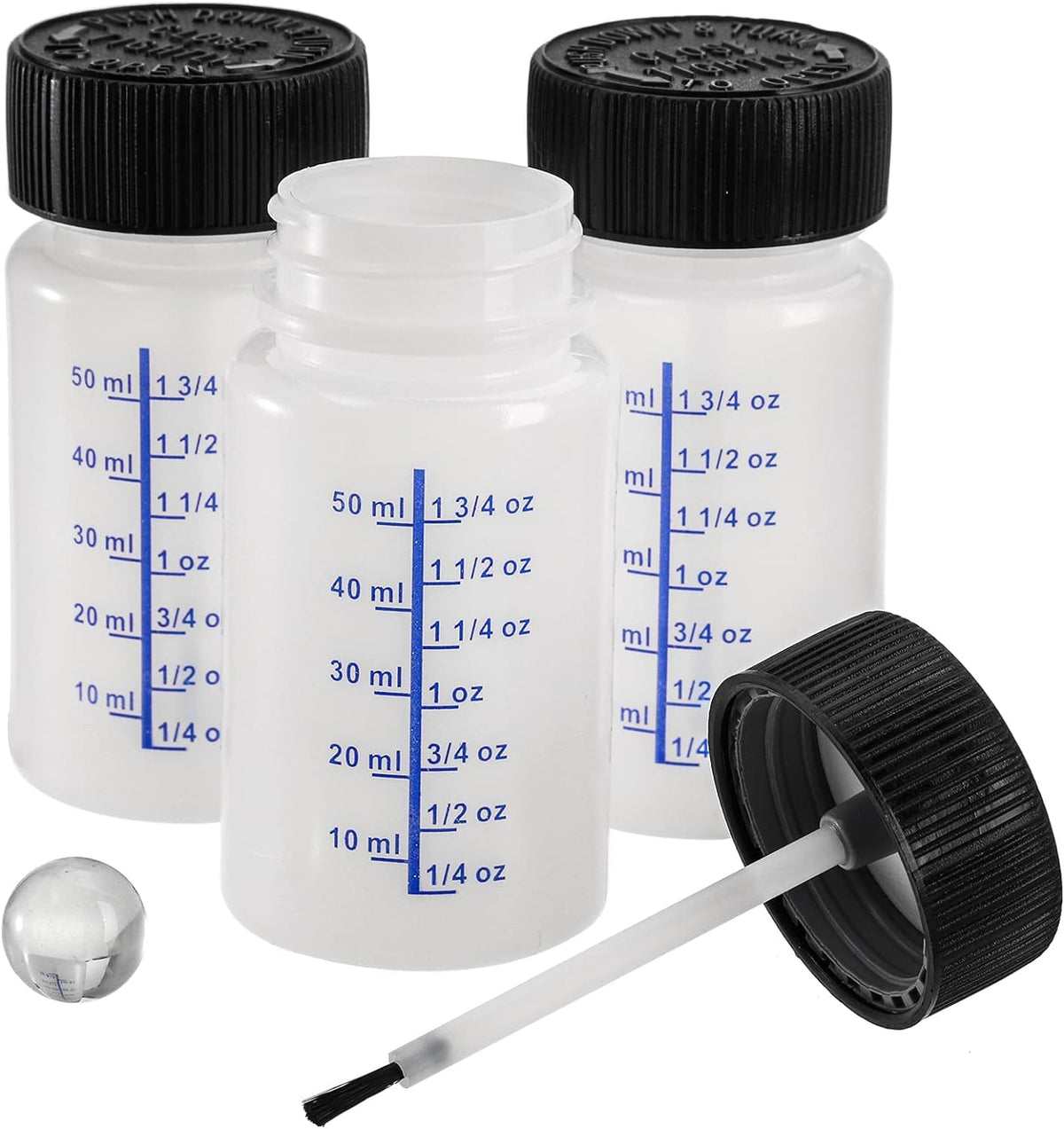 Coloch mixing ball inside bottle for even color blending benefit