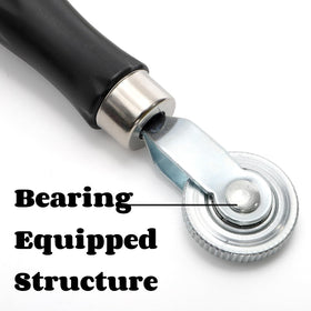 Coloch PU wheel close view protecting fragile surfaces during insulation work