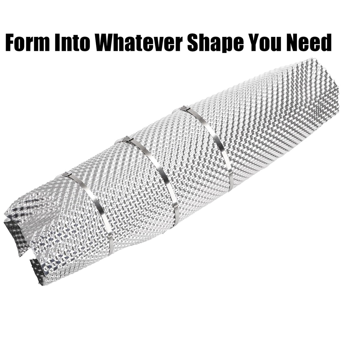Coloch shield wrapped around a car battery reducing radiant heat exposure