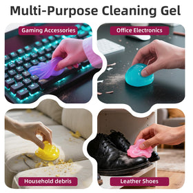 ColorCoral gel removing grime from cup holder for spotless interior