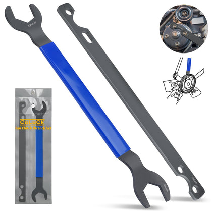 CoLuck front view of the complete wrench set showing tools and holder for easy identification and purchase benefit