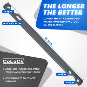 CoLuck close texture shot of rubber-covered grip showcasing anti-slip comfort for mechanics