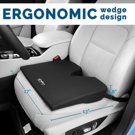 ComfiLife installed in car from driver perspective improving visibility and control