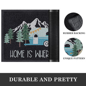 comfoyar underside non-slip backing detail ensuring the mat stays put on dry floors