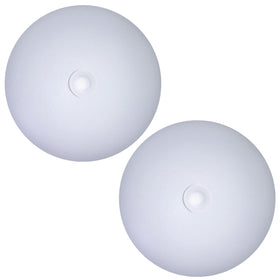 Command Electronics front view of ceiling light showing clean white finish and compact design for quick fit