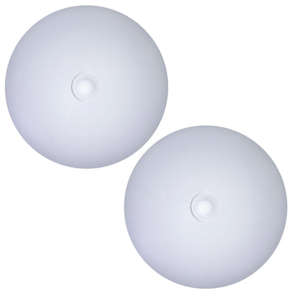 Command Electronics front view of ceiling light showing clean white finish and compact design for quick fit