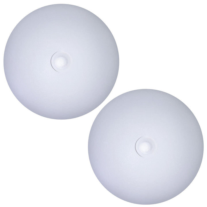 Command Electronics front view of ceiling light showing clean white finish and compact design for quick fit