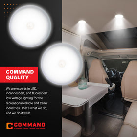Command Electronics packaging with screws and lever connectors displayed for complete installation kit