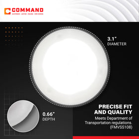 Command Electronics wiring and included lever connectors, simplifies quick secure installation