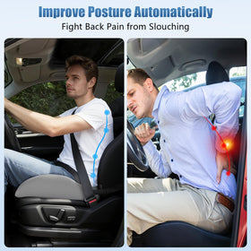 Comphekept on an office chair to reduce sitting fatigue during work