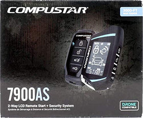 Compustar keyfob on dashboard in lifestyle scene showing convenience benefit