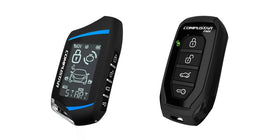 Compustar siren and shock sensor detail conveying audible intrusion protection