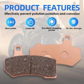 Wheel comparison showing reduced brake dust with ComTrekium pads for cleaner wheels