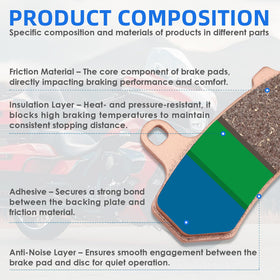 ComTrekium backing plate and shim detail illustrating anti-vibration design benefit