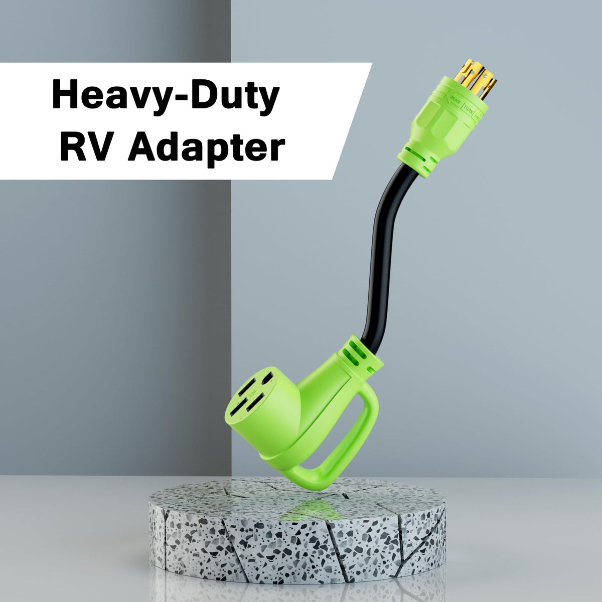 Conable green STW PVC jacket texture highlighting heat and UV resistance
