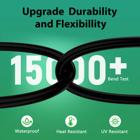 Conable adapter beside ruler showing 1ft length for compact, portable advantage