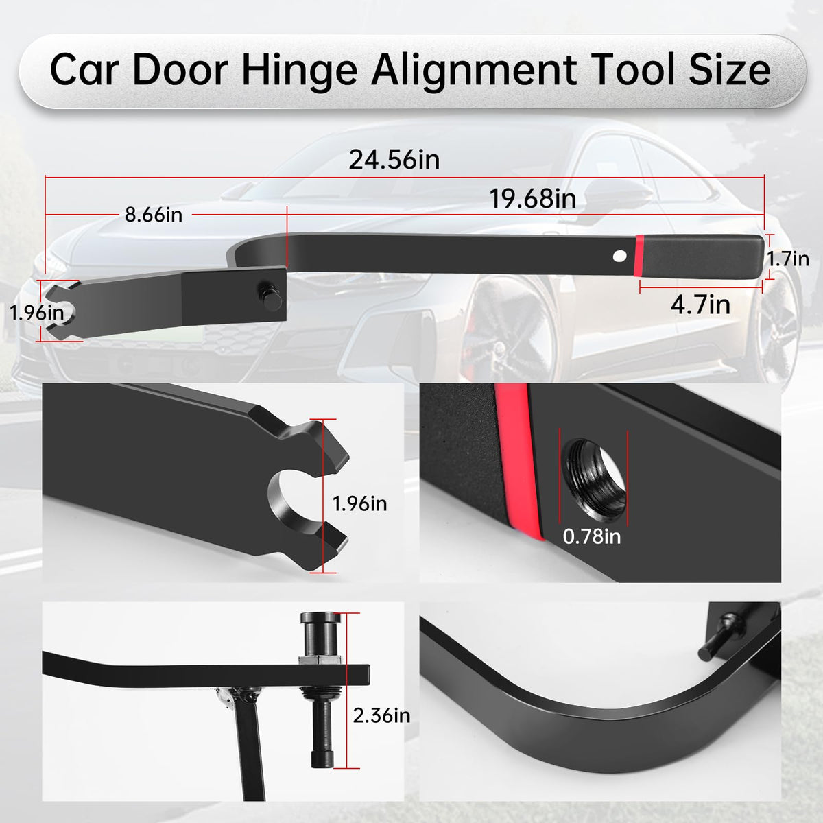 CONGKAILU close-up of ergonomic handle highlighting leverage for easier adjustments