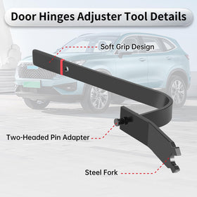 CONGKAILU tool in use on car door showing real-world adjustment and smoother closing